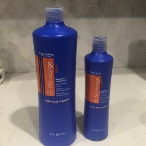 Fanola No Orange Mask & shampoo extra blue pigment